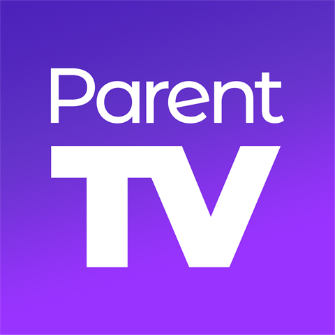 ParentTV Logo. White text that says ParentTV superimposed onto a purple background.