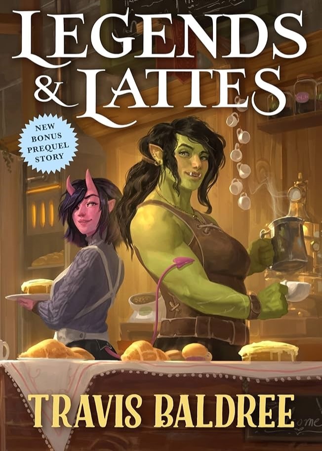 cover of book titled legends & lattes